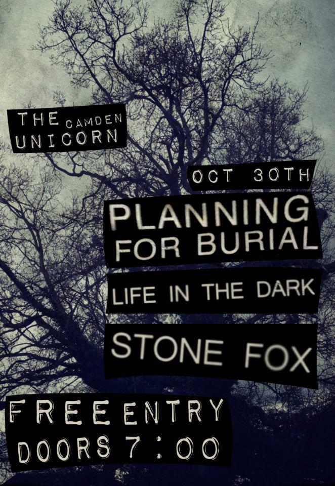 Planning For Burial Show Poster